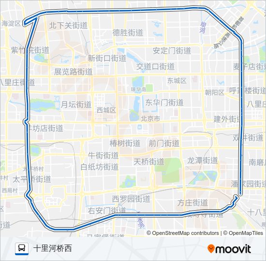 公交夜30外路的线路图