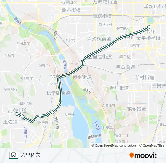 快速直达专线3 Bus Line Map
