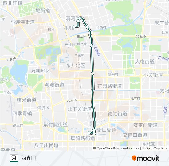 快速直达专线4 Bus Line Map