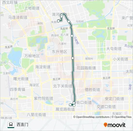快速直达专线4 Bus Line Map
