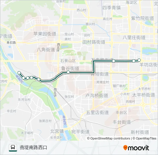 快速直达专线6 Bus Line Map