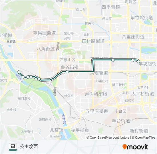 快速直达专线6 Bus Line Map
