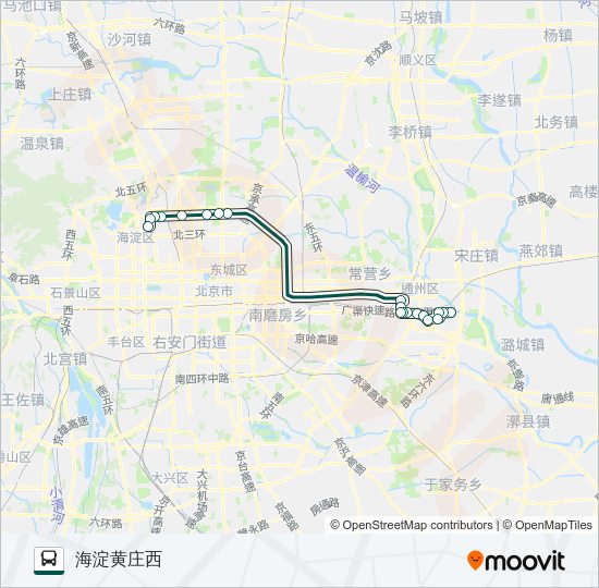 快速直达专线7 Bus Line Map
