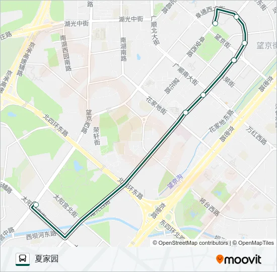快速直达专线8 Bus Line Map