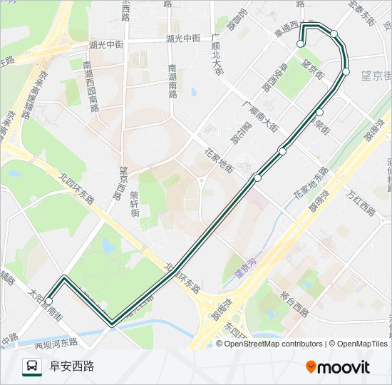 快速直达专线8 Bus Line Map