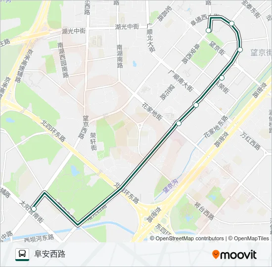 快速直达专线8 Bus Line Map