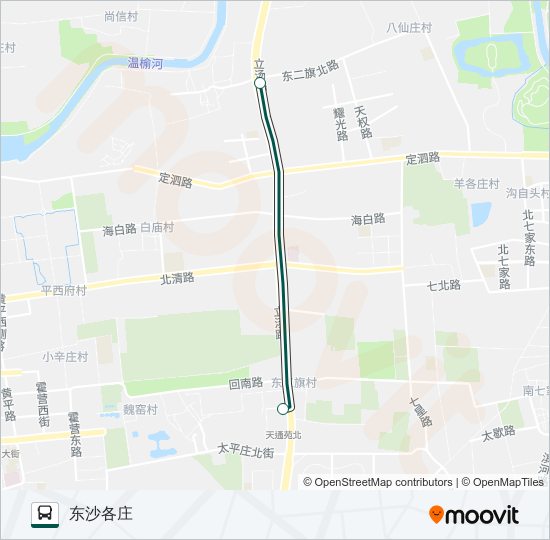 快速直达专线11 bus Line Map