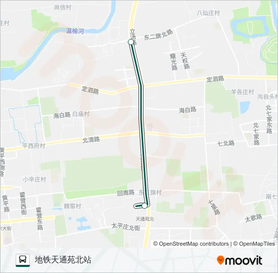 快速直达专线11 Bus Line Map