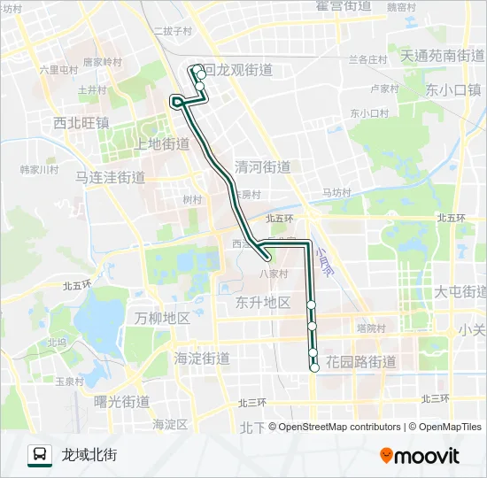 快速直达专线14 Bus Line Map