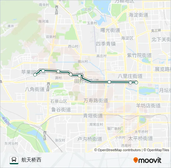 快速直达专线16 Bus Line Map