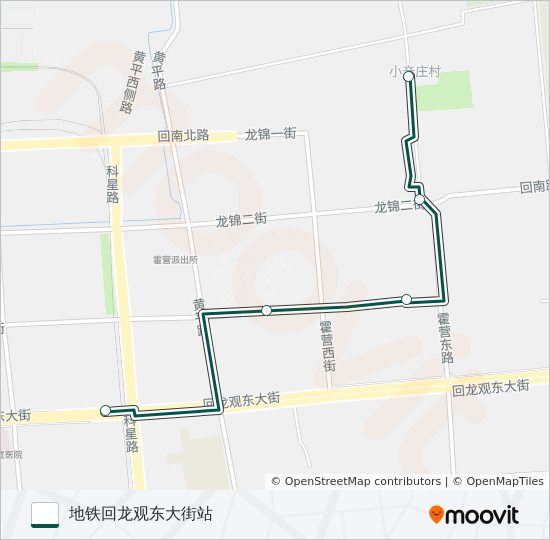 公交快速直达专18路的线路图