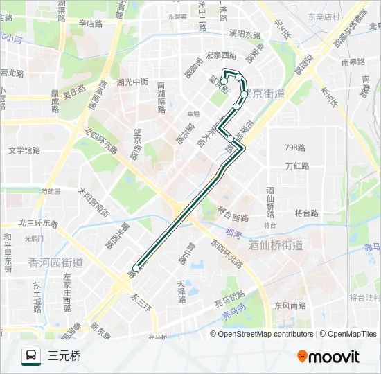 快速直达专线19 Bus Line Map