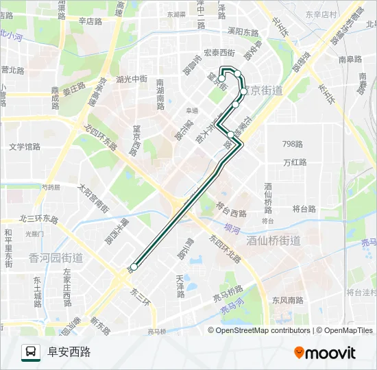 快速直达专线19 Bus Line Map