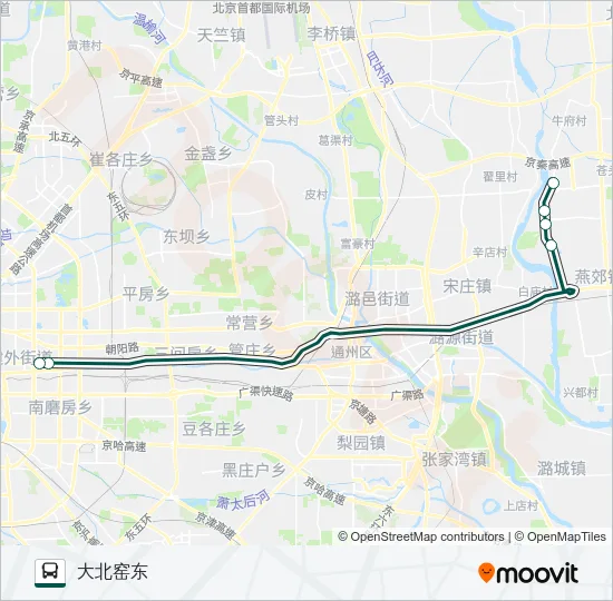 快速直达专线20 Bus Line Map