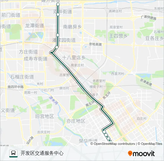 快速直达专线22 Bus Line Map