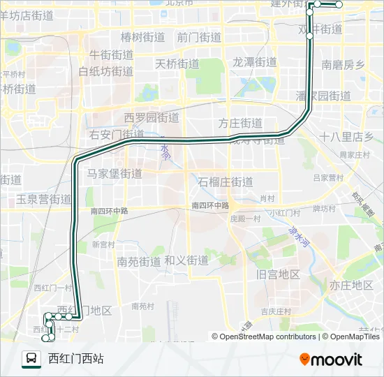 快速直达专线23 Bus Line Map