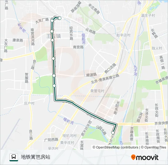 快速直达专线24 Bus Line Map