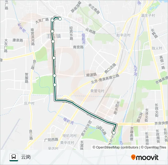 快速直达专线24 Bus Line Map