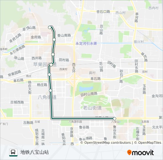 快速直达专线27 bus Line Map