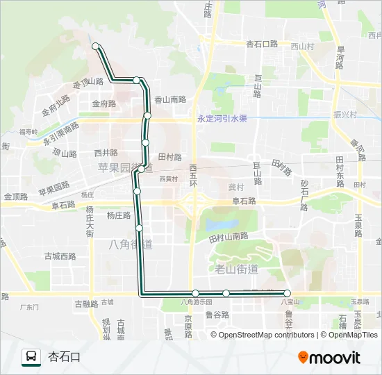 快速直达专线27 Bus Line Map