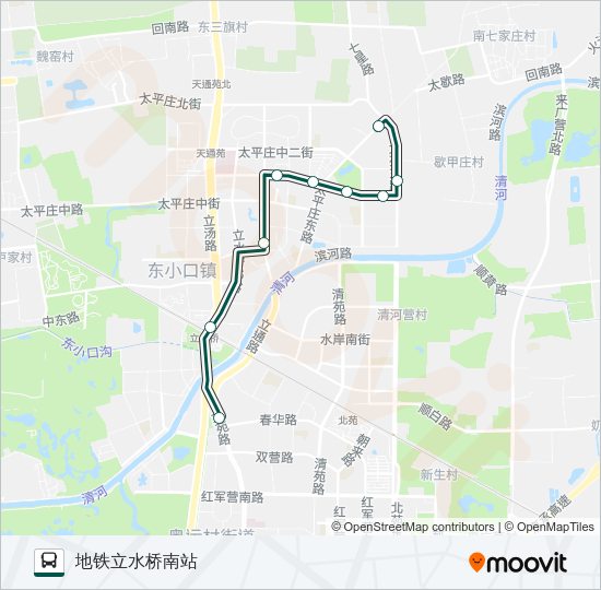 公交快速直达专28路的线路图