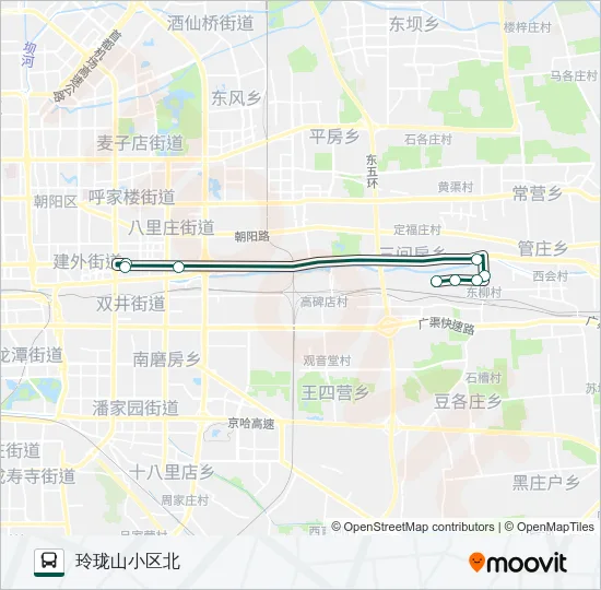 快速直达专线29 Bus Line Map