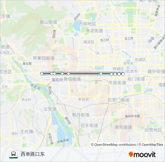 公交快速直达专31路的线路图