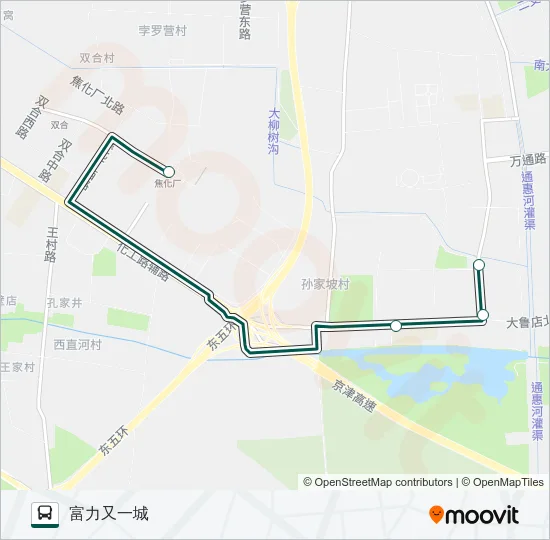 快速直达专线33 Bus Line Map
