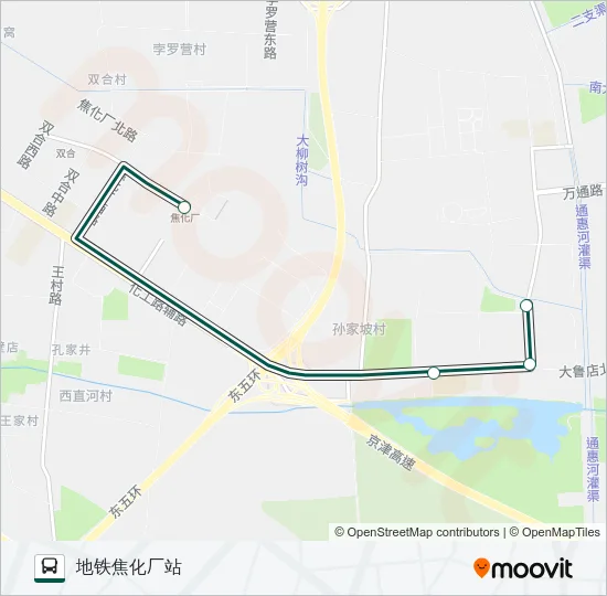 快速直达专线33 Bus Line Map