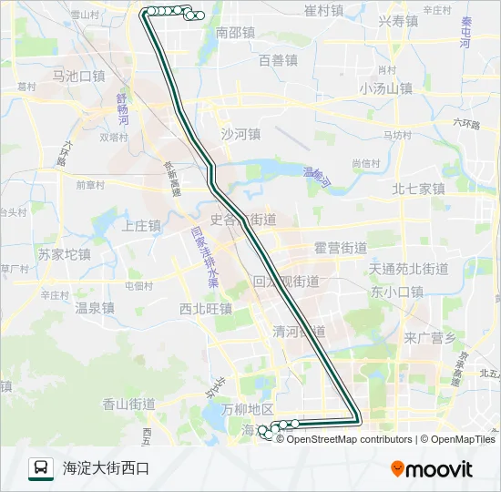 快速直达专线37 Bus Line Map