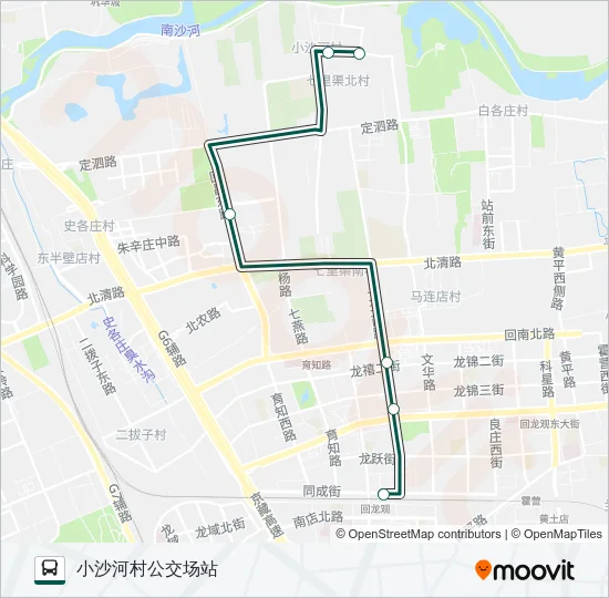 快速直达专线42 Bus Line Map