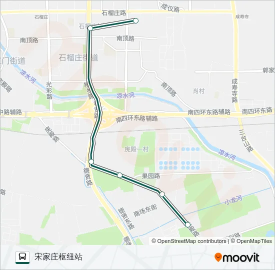 快速直达专线43 Bus Line Map