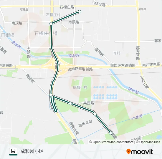 快速直达专线43 Bus Line Map