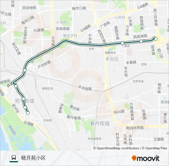 快速直达专线45 Bus Line Map