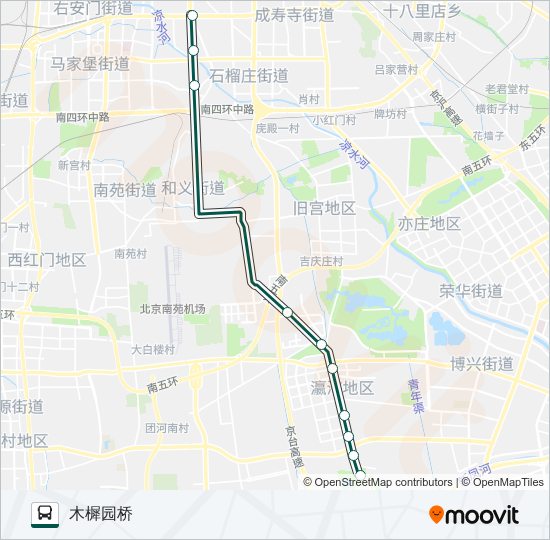 公交快速直达专47路的线路图