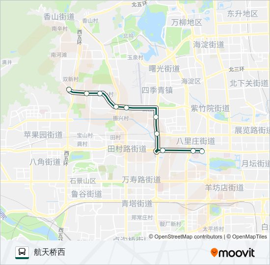 公交快速直达专48路的线路图