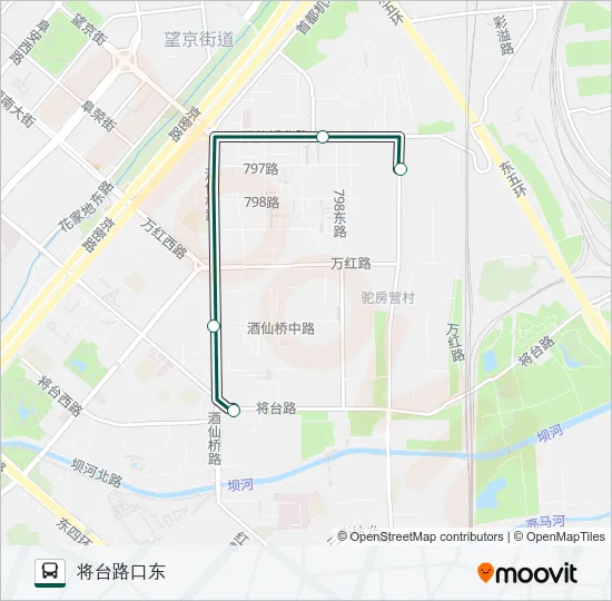 快速直达专线53 Bus Line Map