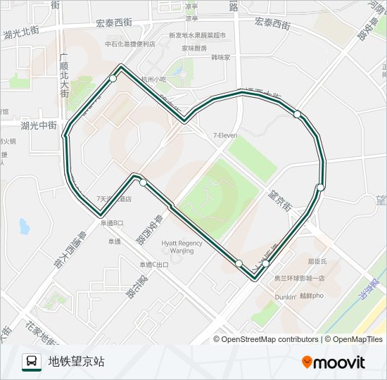 快速直达专线56 Bus Line Map