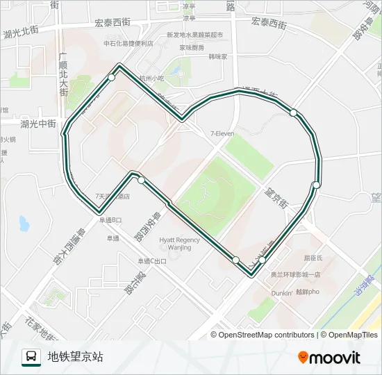 快速直达专线56 Bus Line Map
