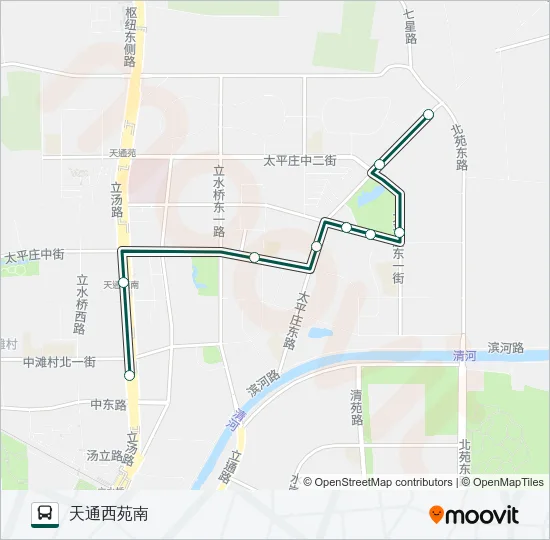 快速直达专线58 Bus Line Map