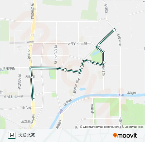 快速直达专线58 Bus Line Map
