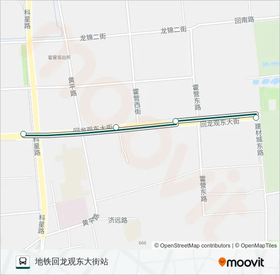 公交快速直达专59路的线路图
