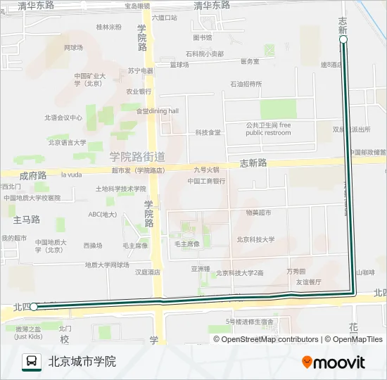 快速直达专线61 Bus Line Map