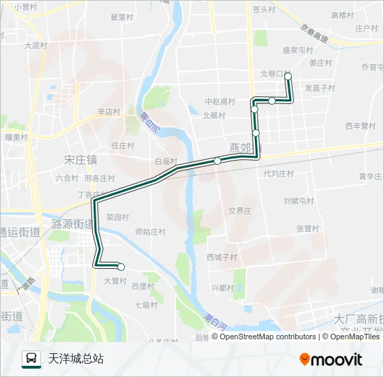 快速直达专线62 Bus Line Map