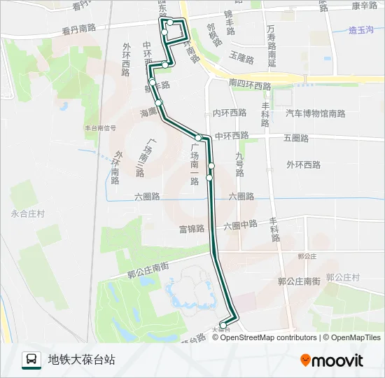 快速直达专线64 Bus Line Map