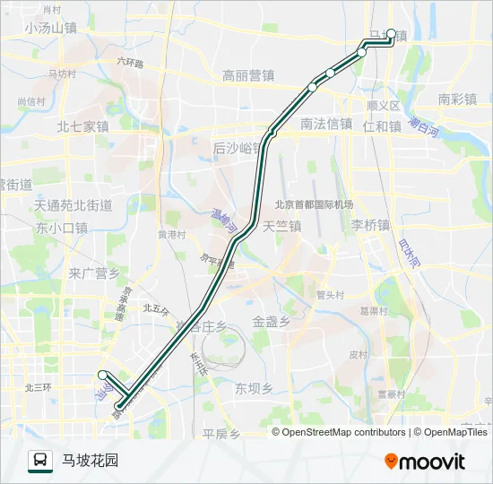 快速直达专线65 Bus Line Map