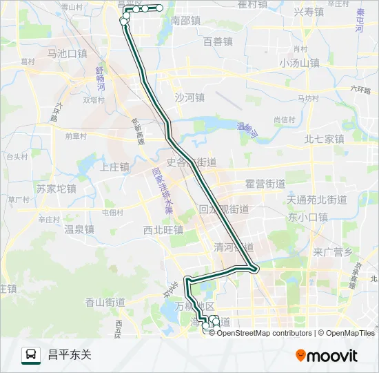 快速直达专线66 Bus Line Map