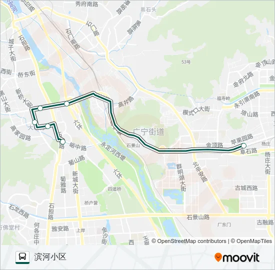 快速直达专线67 Bus Line Map