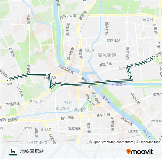 快速直达专线69 Bus Line Map