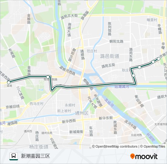 公交快速直达专69路的线路图